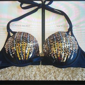 Victoria Secret miraculous Sequin Bikini Top